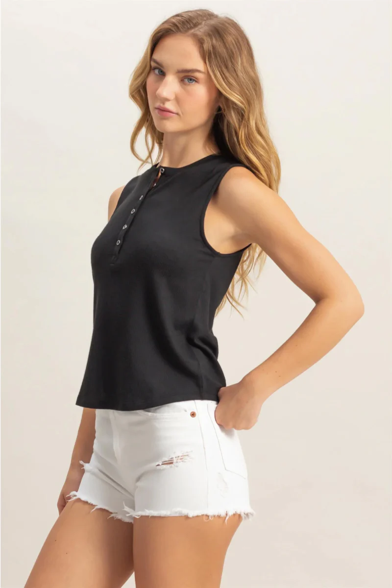 Henley Tank Top - Image 2