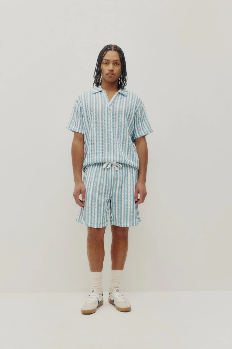 Crochet Stripe Shorts