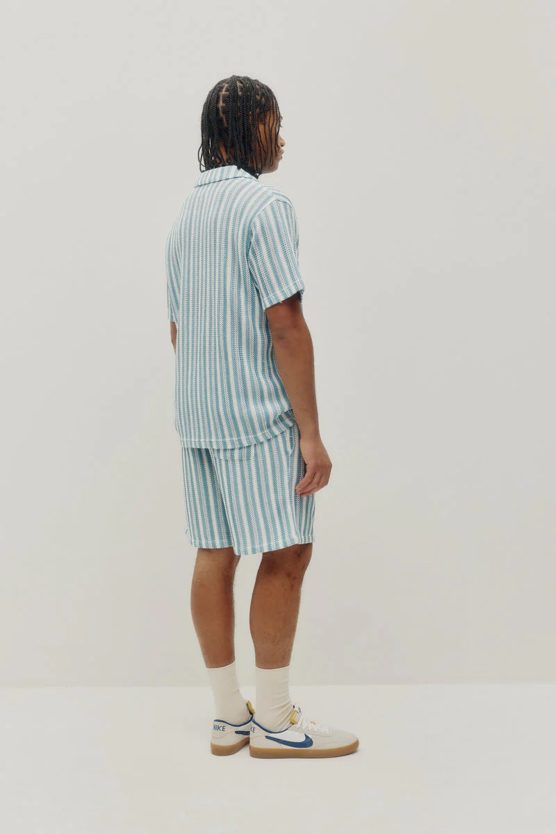 Crochet Stripe Shorts - Image 2